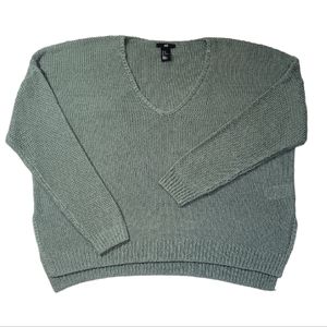 H&M V Neck Green Sweater